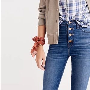 Madewell 10" High-Rise Skinny Jeans: size 28
